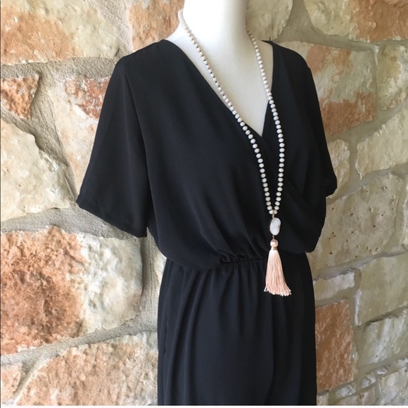 New! Without tags. Black Wide Leg Jumpsuit. - Picture 3 of 6